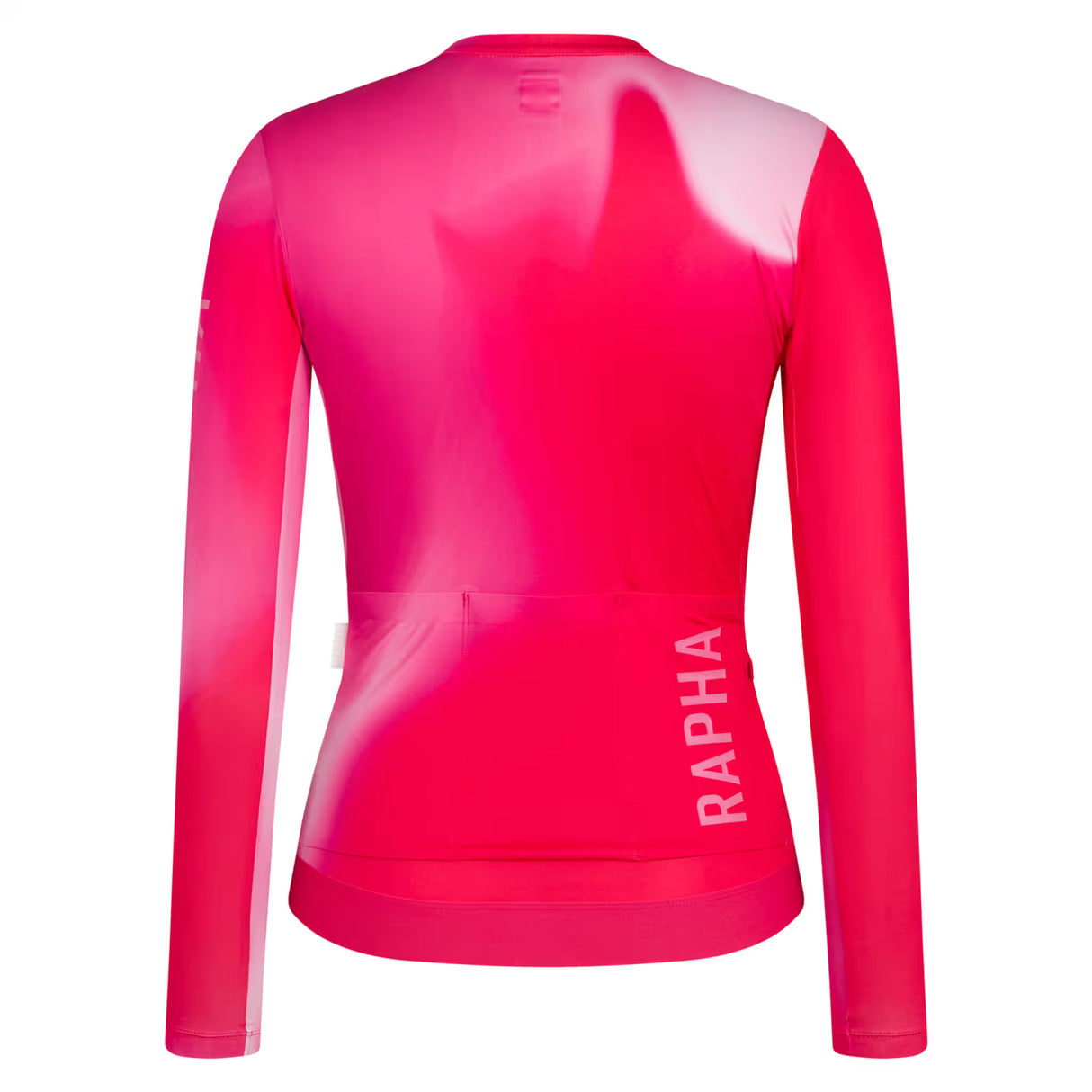 Maillot femme manches longues Rapha Pro Team Lightweight 3 Surface Print - Rose