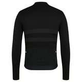 Rapha Brevet Merino 3 Langarmtrikot - Schwarz