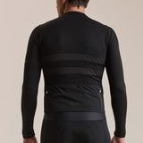 Rapha Brevet Merino 3 Langarmtrikot - Schwarz