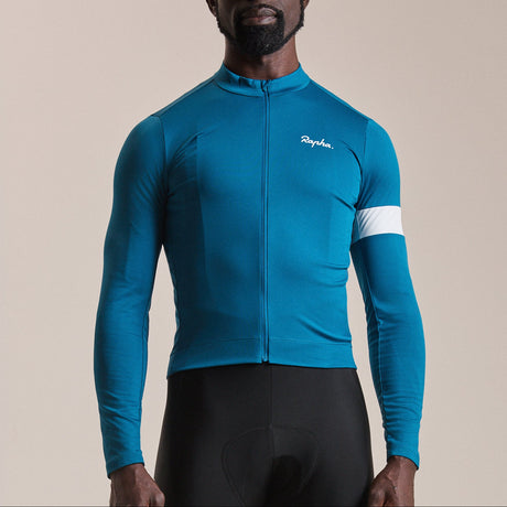 Maillot mangas largas Rapha Core - Azul slate