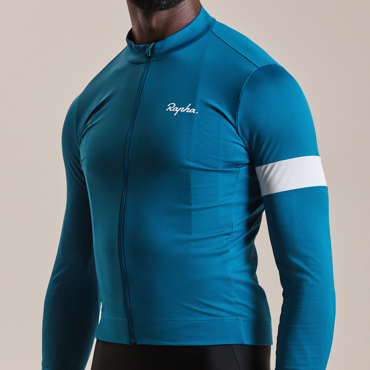 Maillot mangas largas Rapha Core - Azul slate