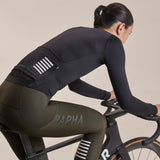 Maillot femme manches longues Rapha Pro Team Midweight 2 - Noir