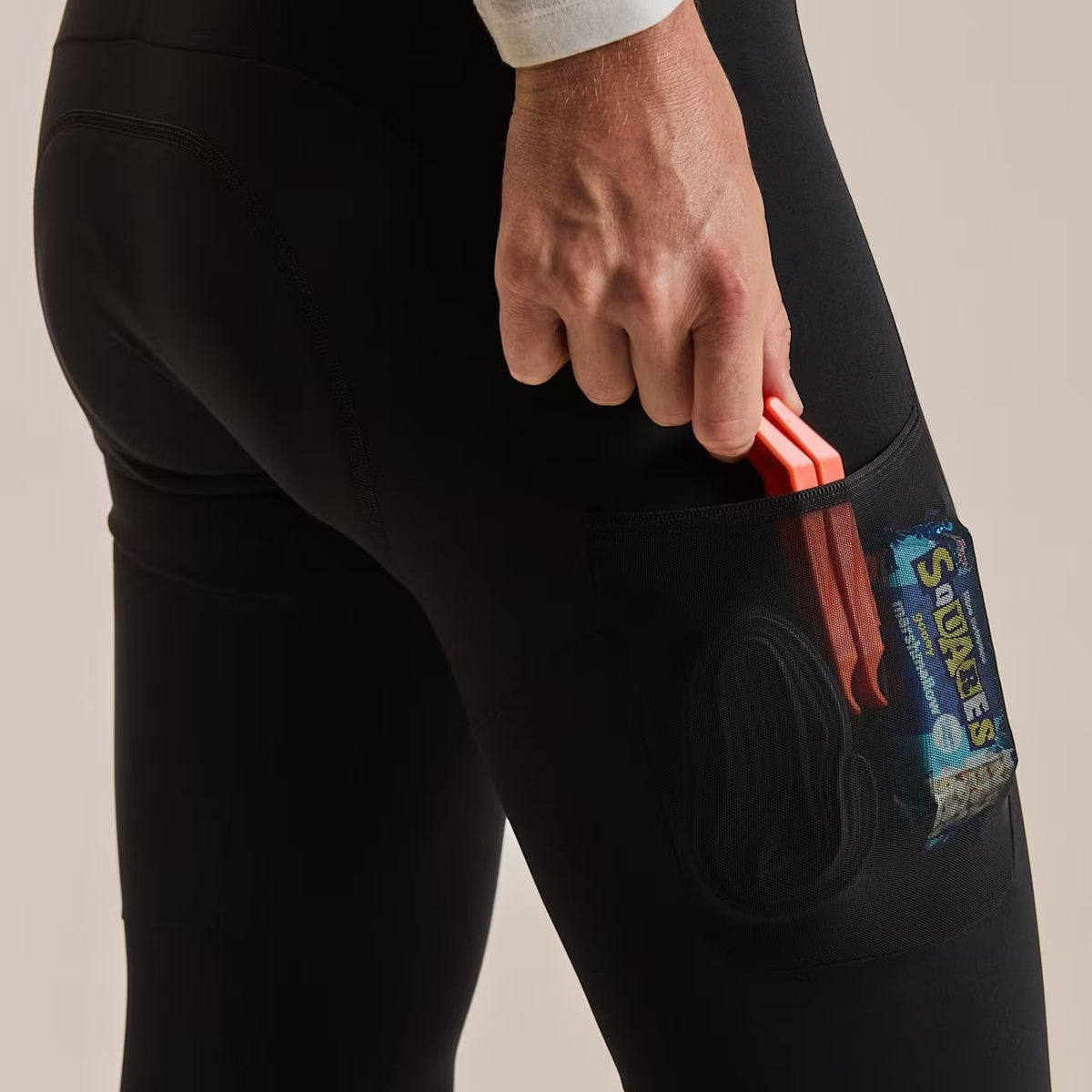 Rapha Brevet Cargo lange tragerhose - Schwarz