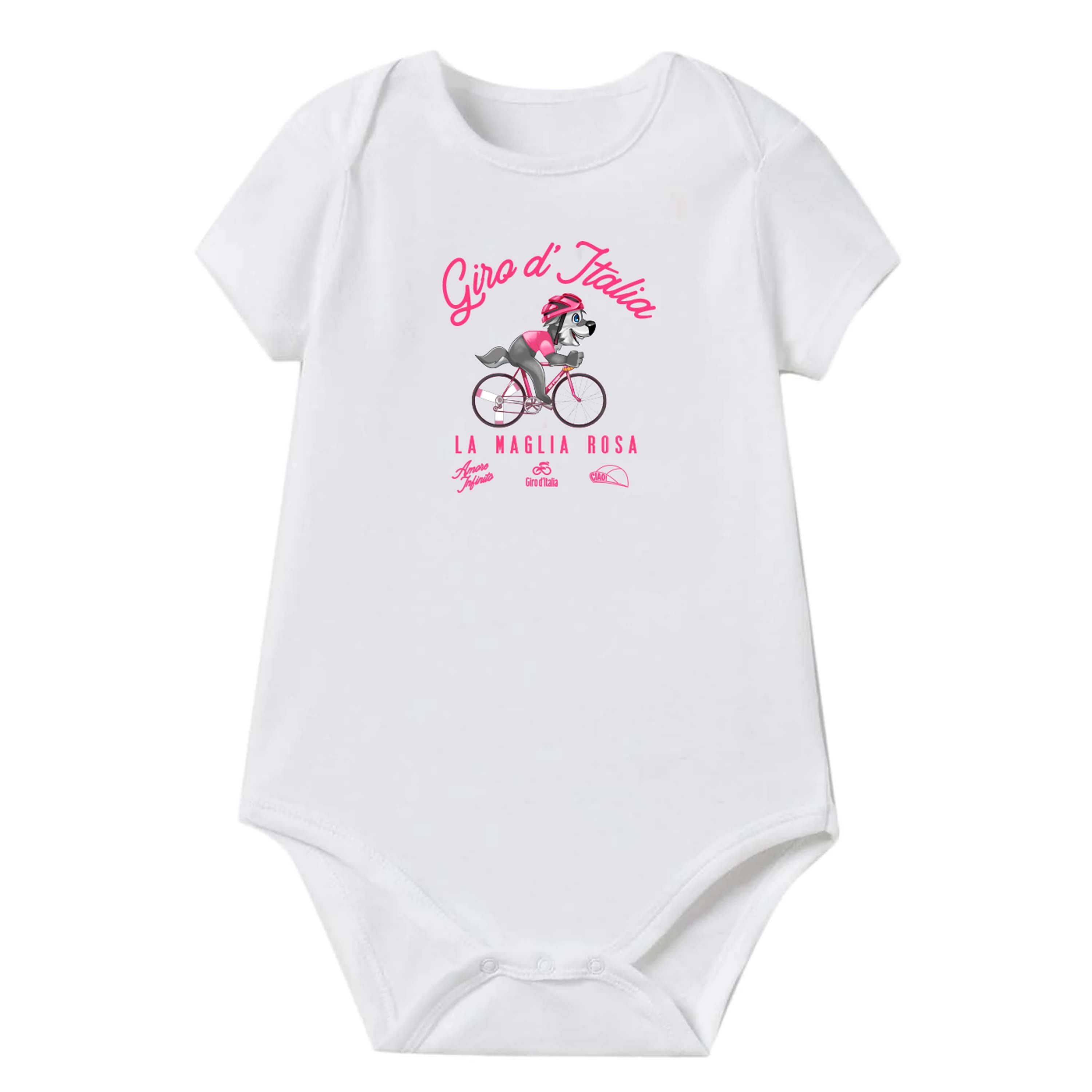 Kids' Body Wolfie Jersey Pink Giro d'Italia