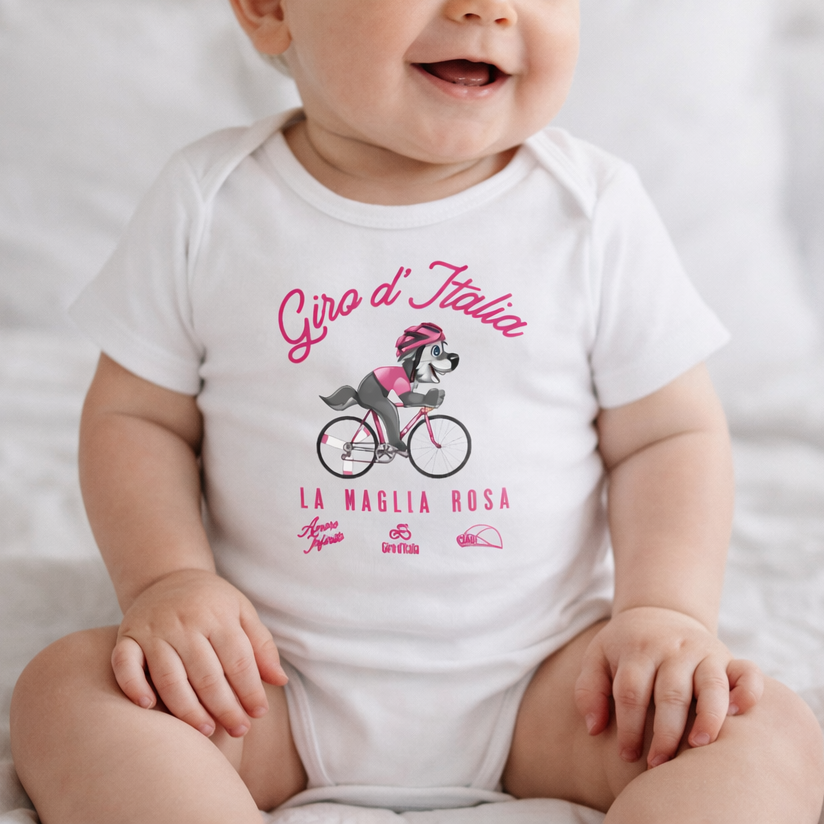 Body infantil Wolfie Maillot Rosa Giro d'Italia