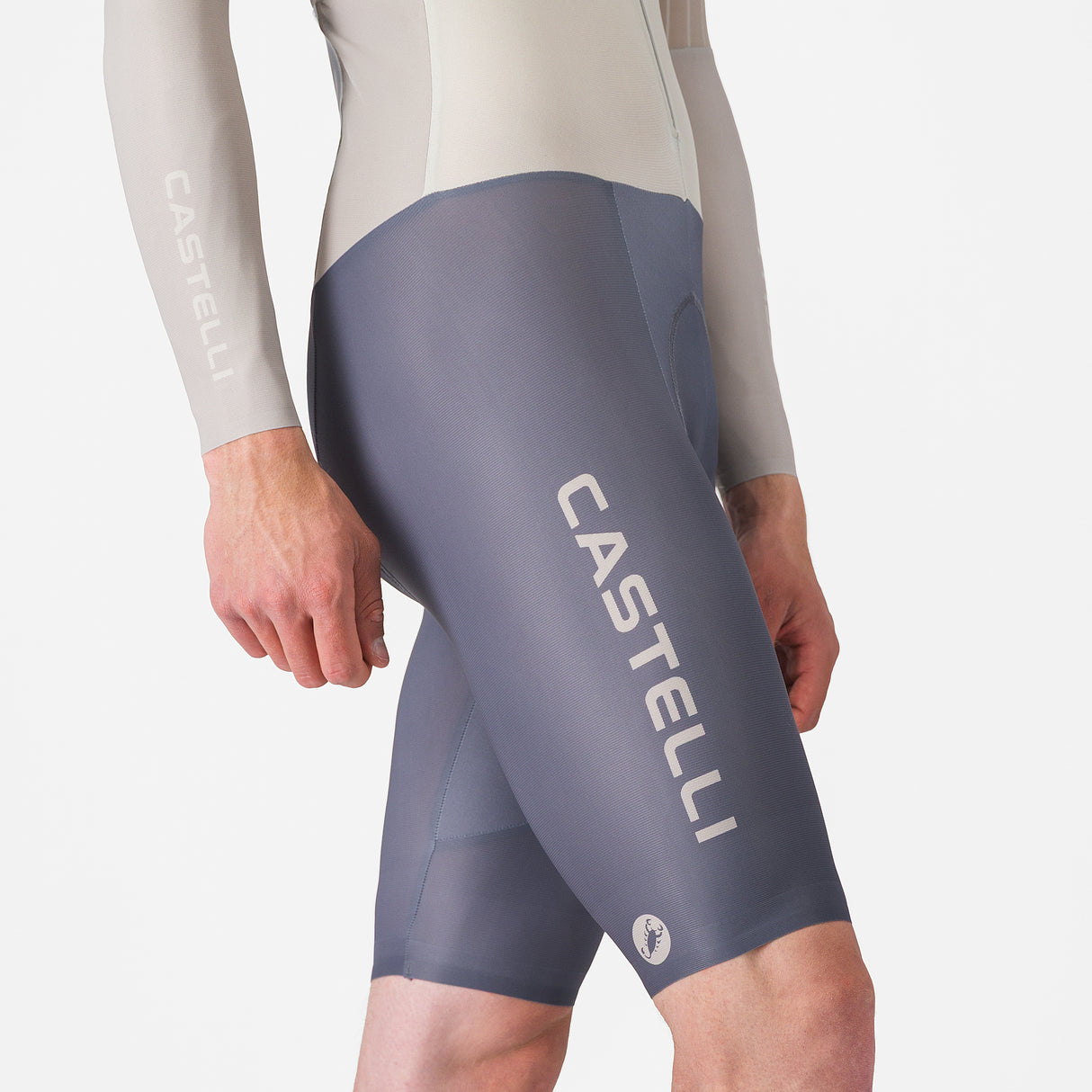 Body Castelli Body Paint 5 TT Speedsuit - Grigio chiaro Castelli