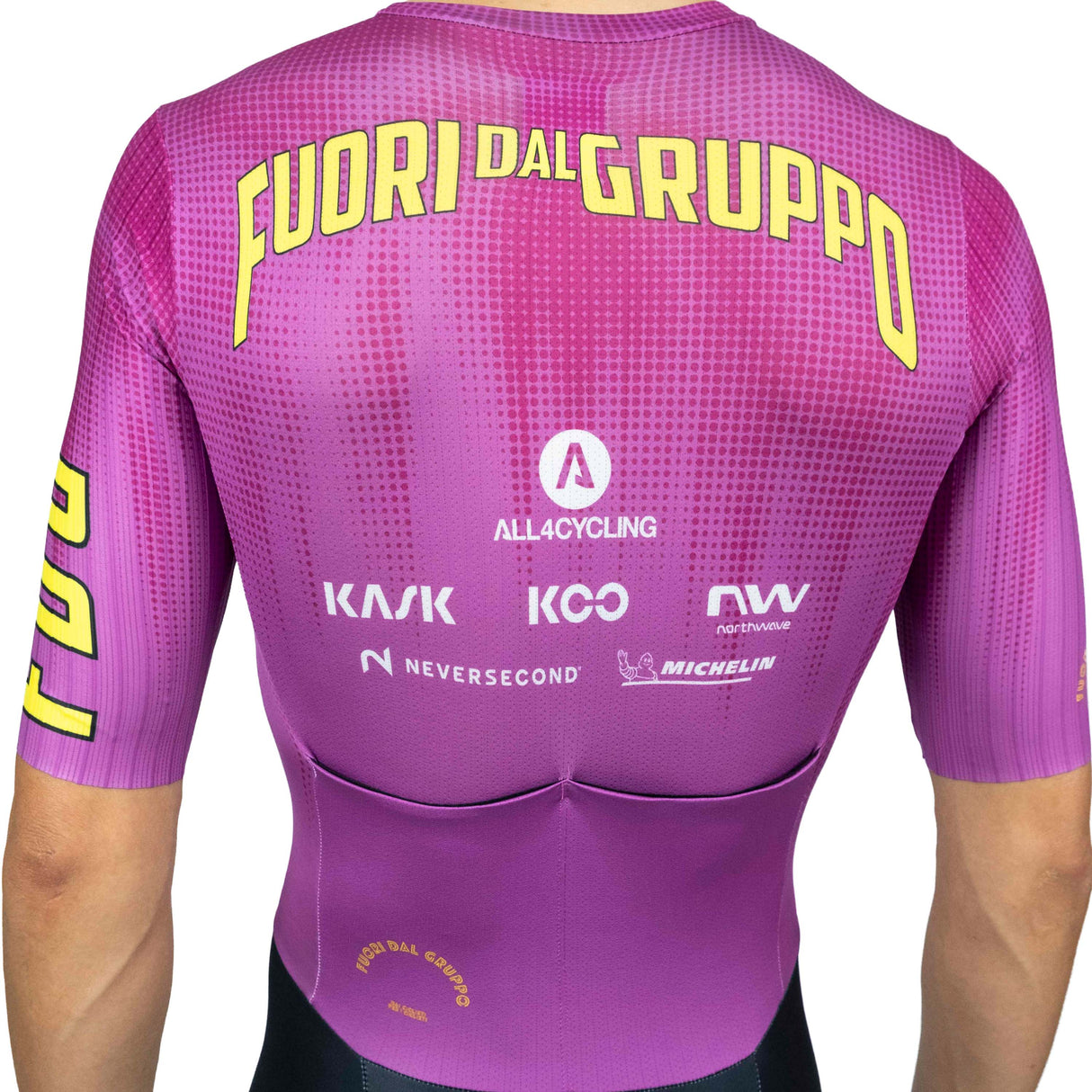 Body Fuori dal Gruppo Aero - Viola All4cycling