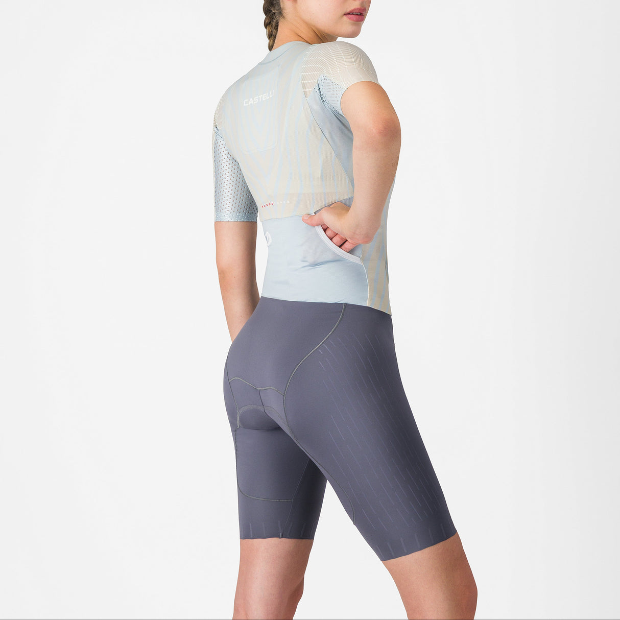 Body donna Castelli Free Sanremo 3 Suit - Azzurro Castelli