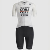 Body donna Sportful Fast Not Fun - Bianco Sportful
