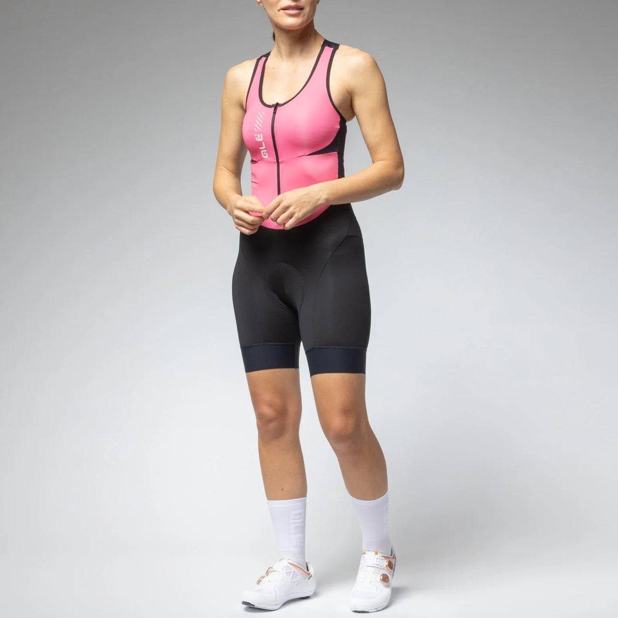 Mono mujer sin mangas Ale Pragma Color Block - Rosa