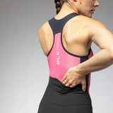 Mono mujer sin mangas Ale Pragma Color Block - Rosa