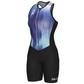 Body donna senza maniche Ale Tri Crazy - Blu
