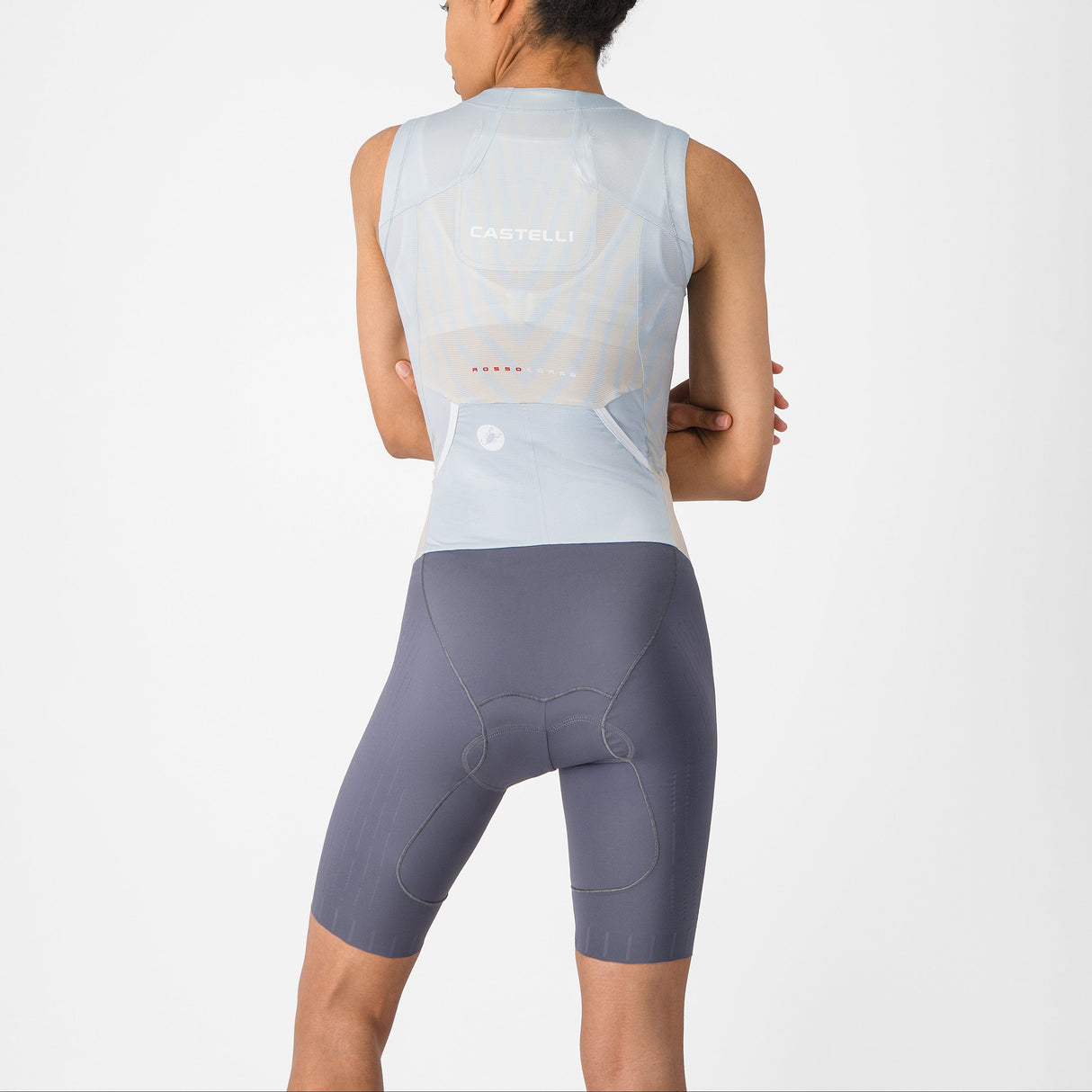 Mono mujer sin mangas Castelli Free Sanremo 3 Suit - Azul