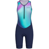 Body donna senza maniche Orca Athlex Race Suit V2 - Blu Orca