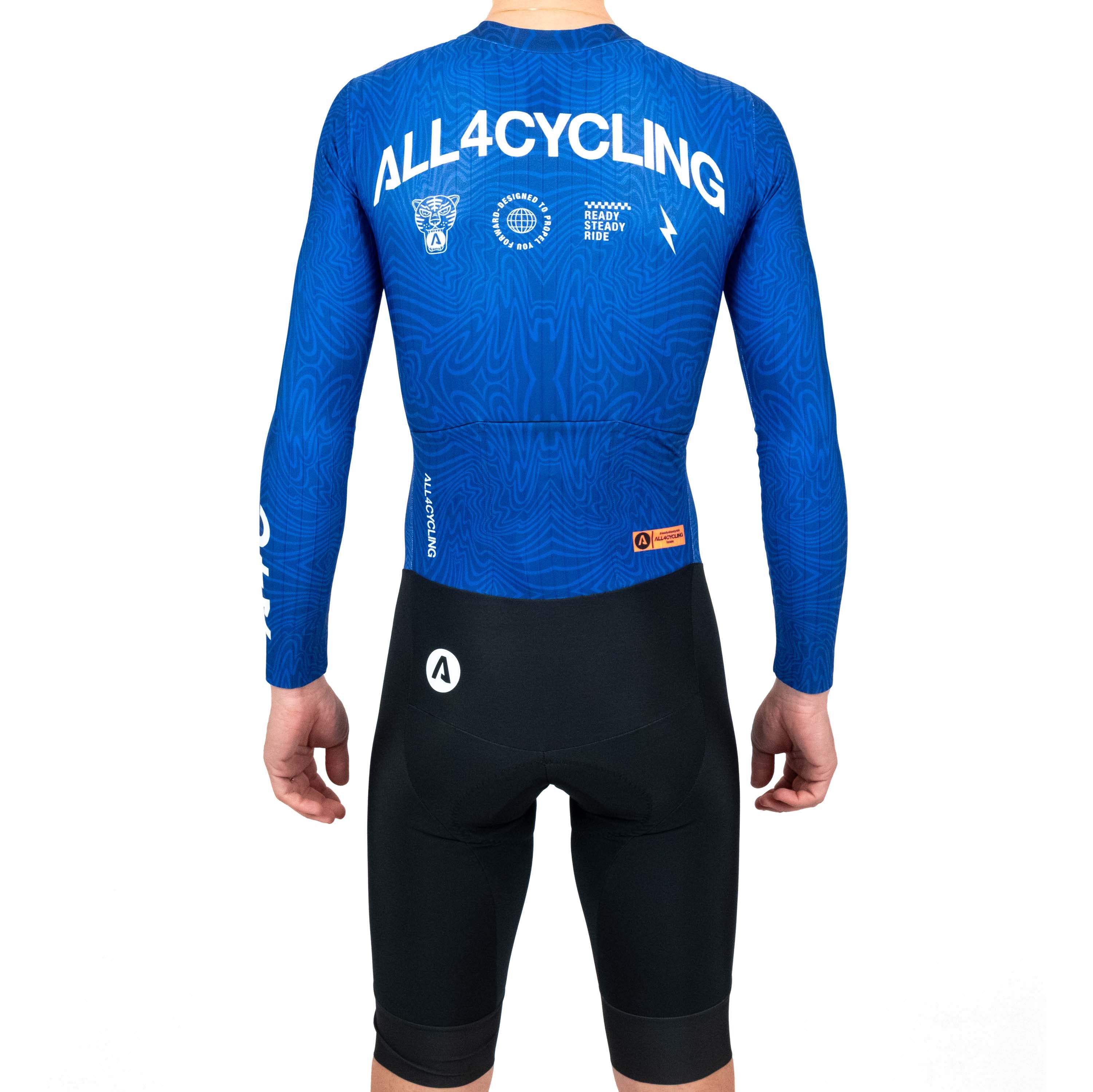 Body maniche lunghe All4cycling Team - The Tiger All4cycling