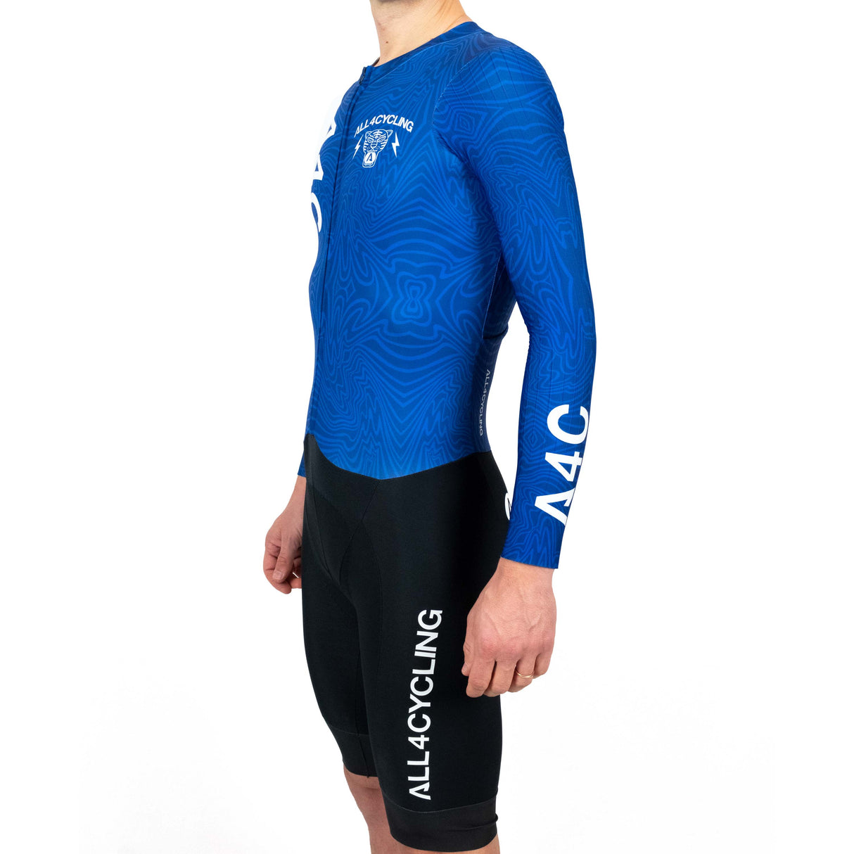 Body maniche lunghe All4cycling Team - The Tiger All4cycling
