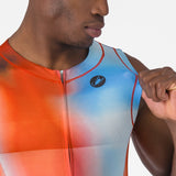 Castelli Free Sanremo 3 Suit sleeveless skinsuit - Orange