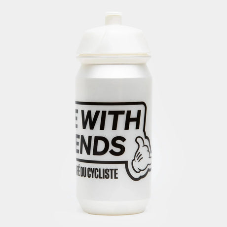Cafe du Cycliste Ride with Friends Water Bottle 500 ml - White
