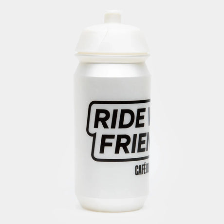 Cafe du Cycliste Ride with Friends Water Bottle 500 ml - White