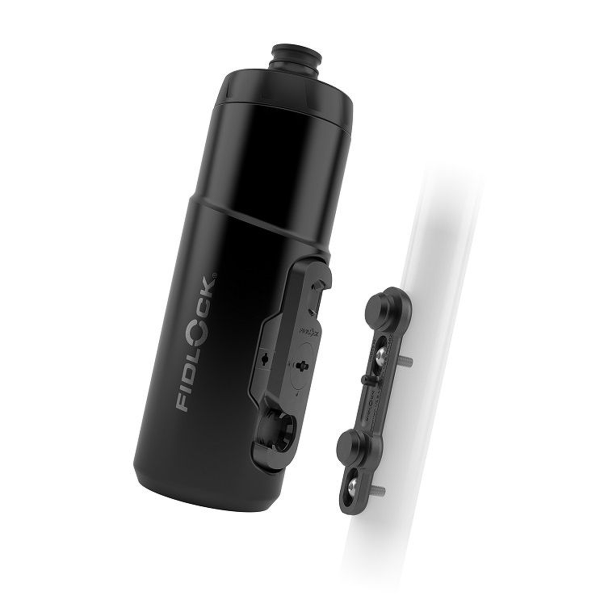 Borraccia Fidlock Twist 600 + bike base - Nero Fidlock