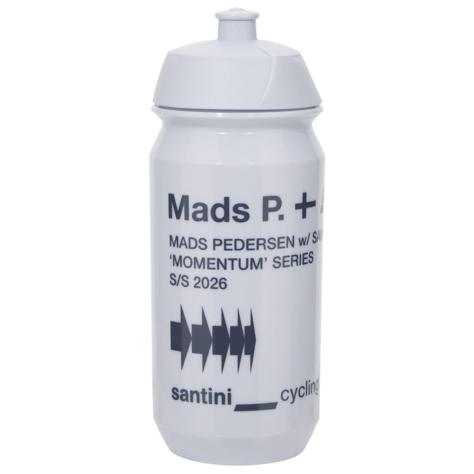 Santini Mads Pedersen Momentum Series Water Bottle - White