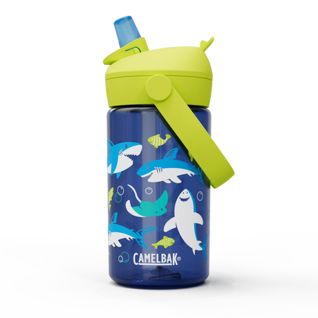 CamelBak Thrive Flip Straw Kids' Water Bottle 410 ml - Sharks and Rays