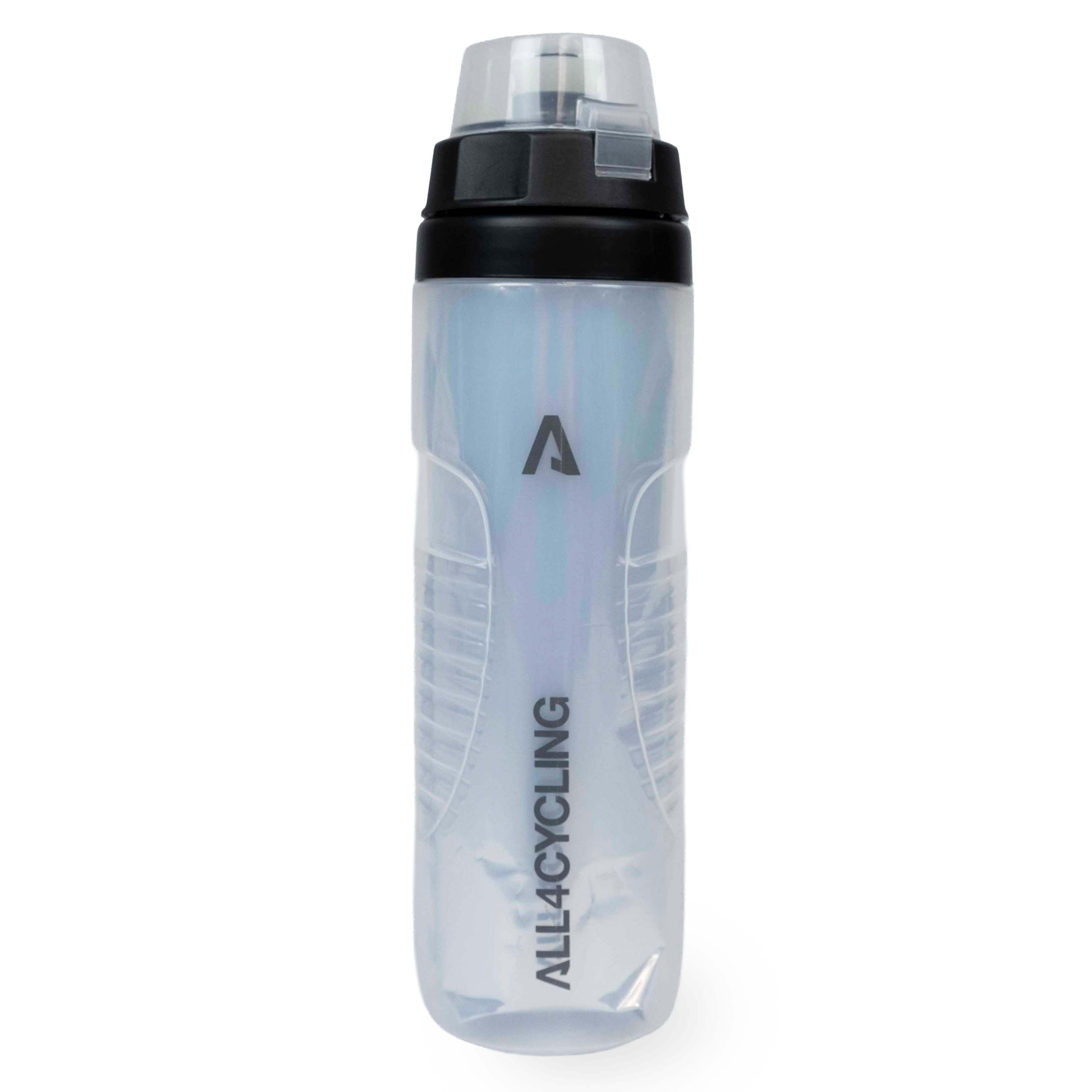 All4cycling 650 ml insulated water bottle - Transparent