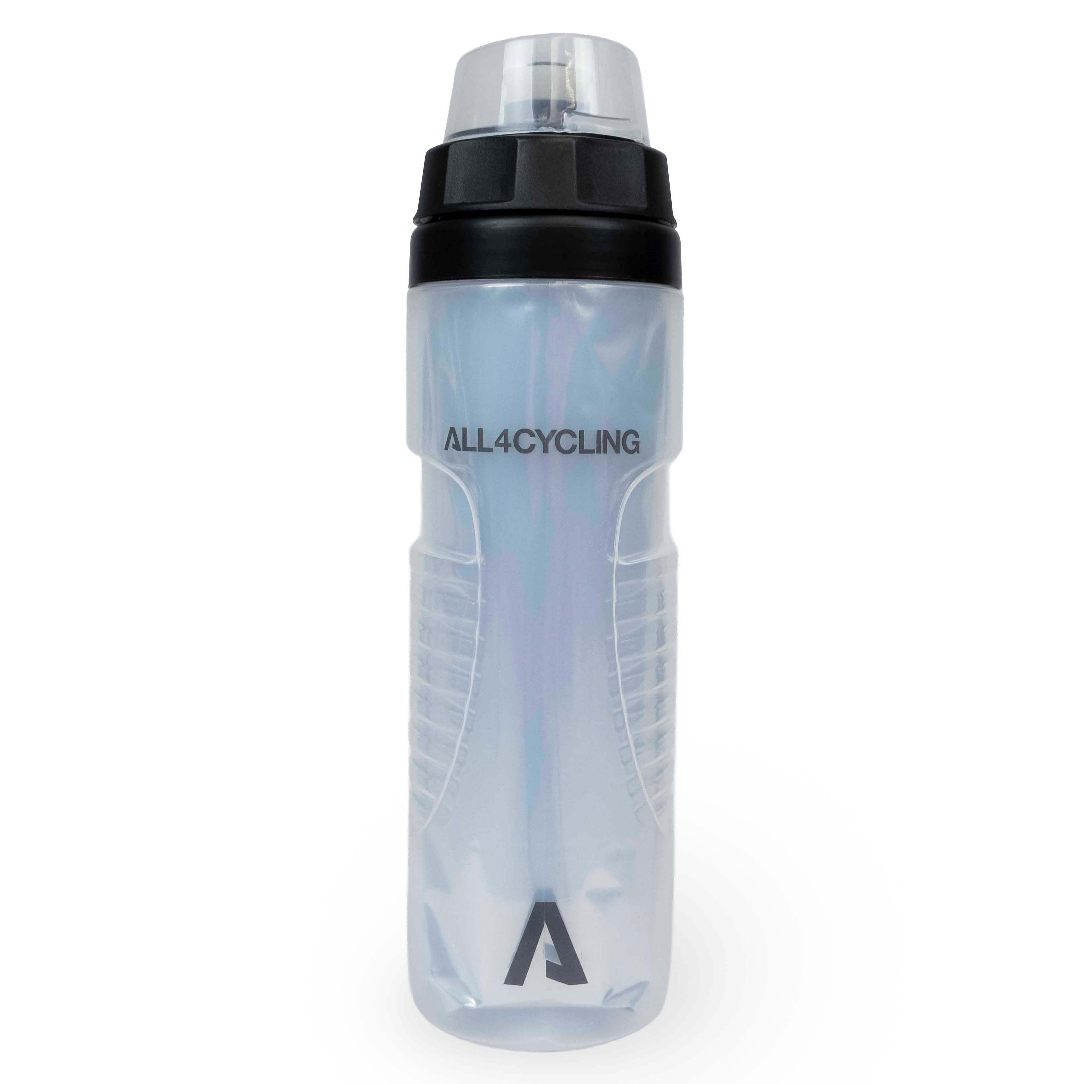 All4cycling 650 ml insulated water bottle - Transparent