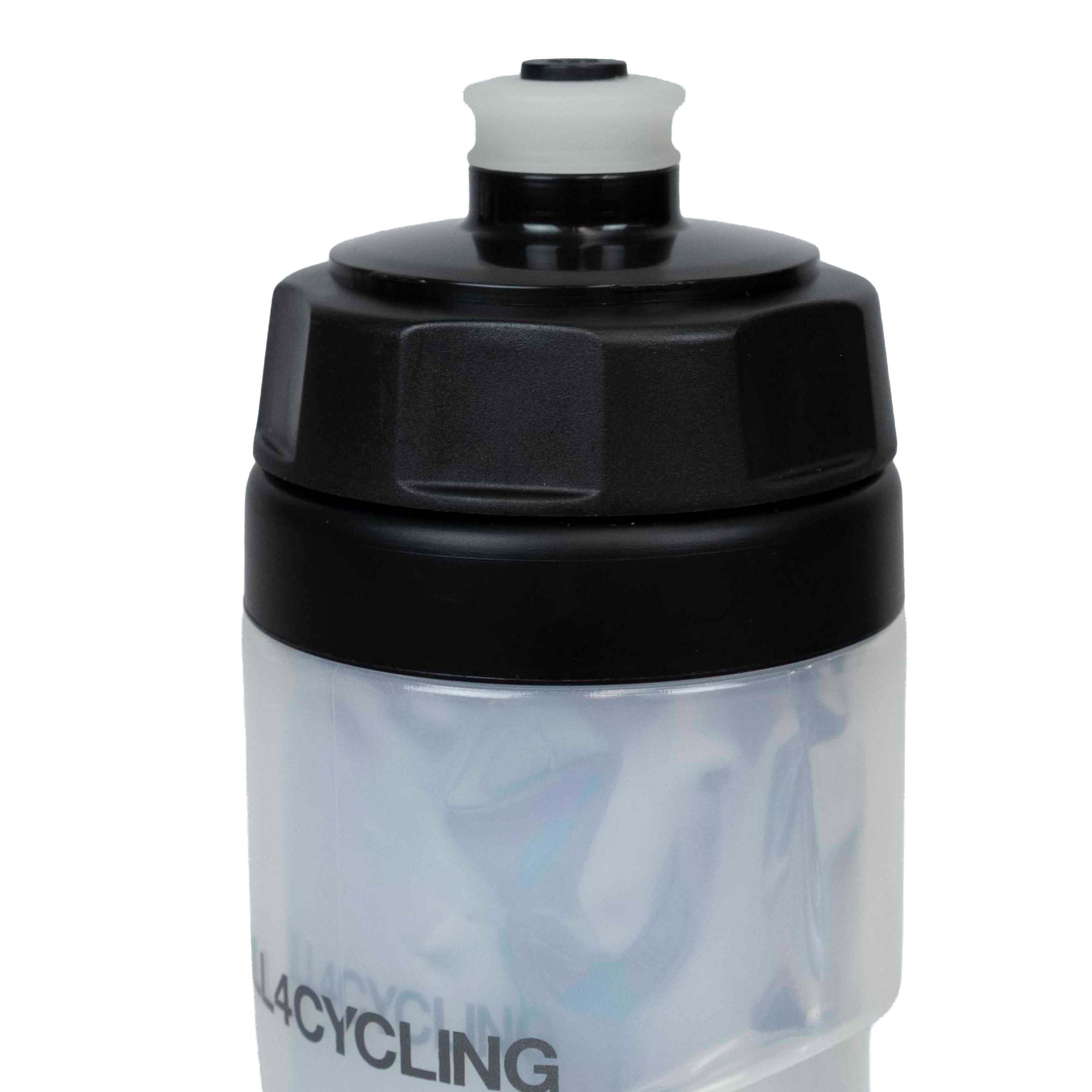 All4cycling 650 ml insulated water bottle - Transparent