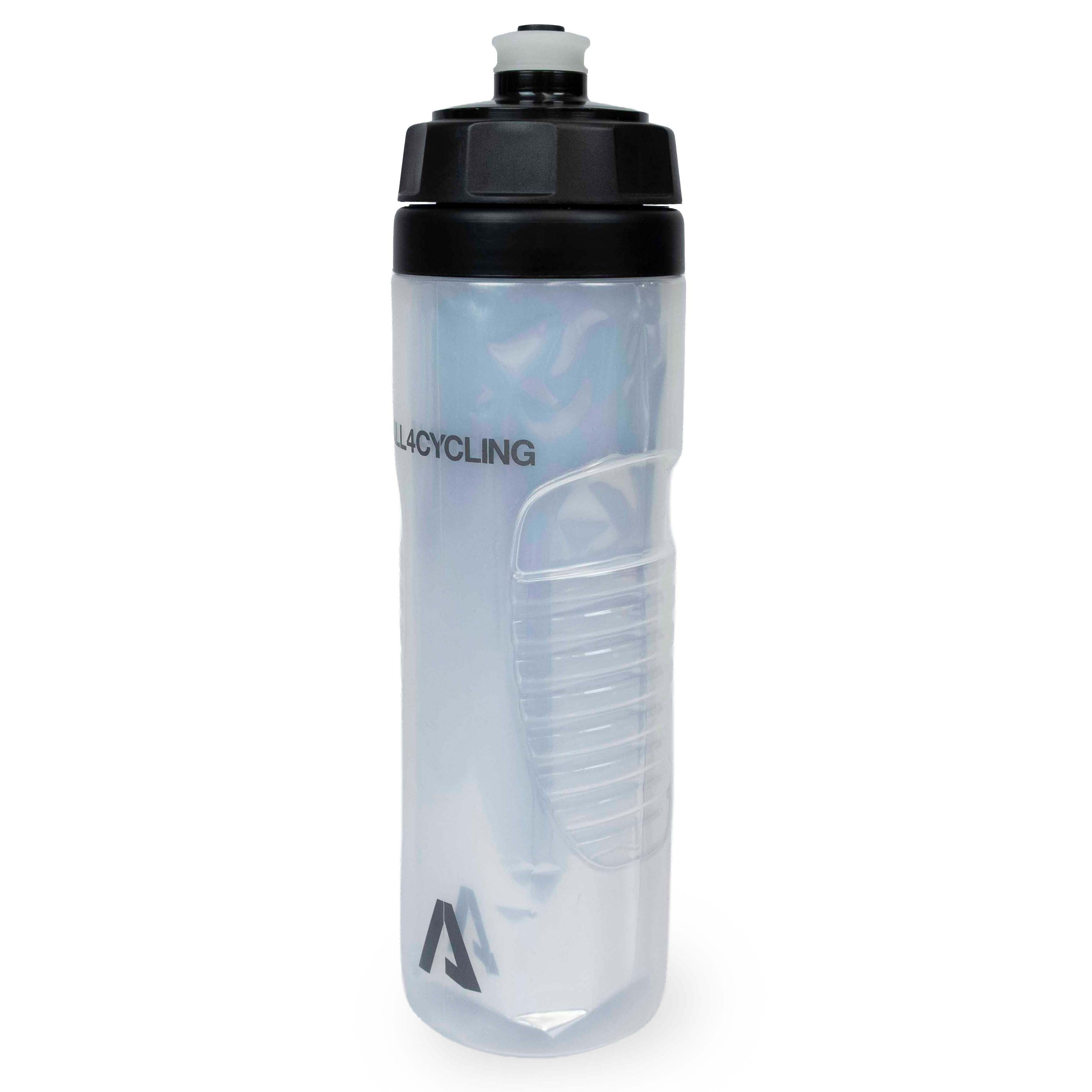 All4cycling 650 ml insulated water bottle - Transparent