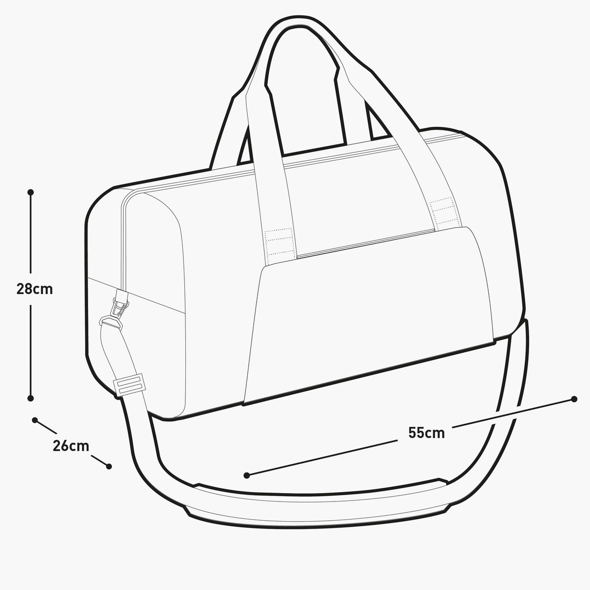 Borsa Evoc Weekender 40 - Grigio scuro Evoc