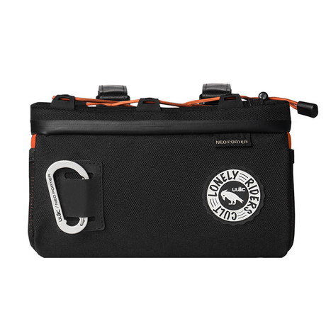 Sacoche de guidon Ulac Coursier DX 2.3L - Noir