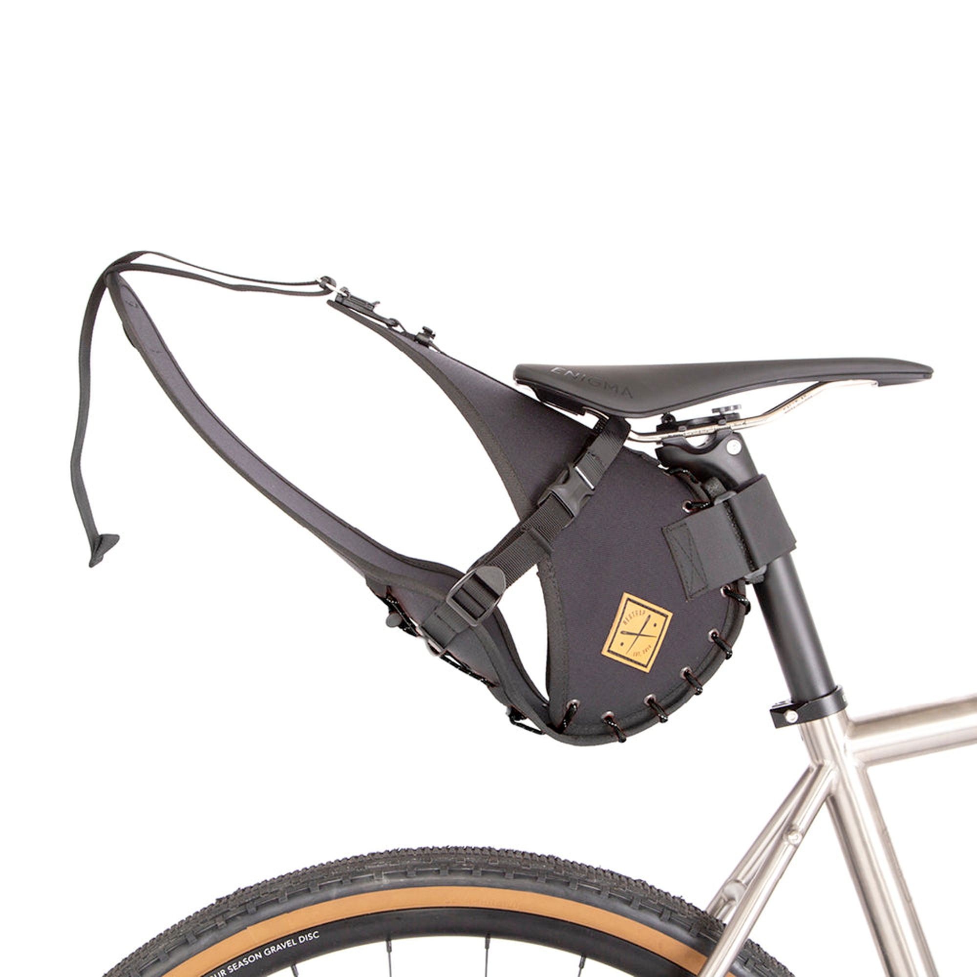 Restrap 14L Saddle Bag - Black