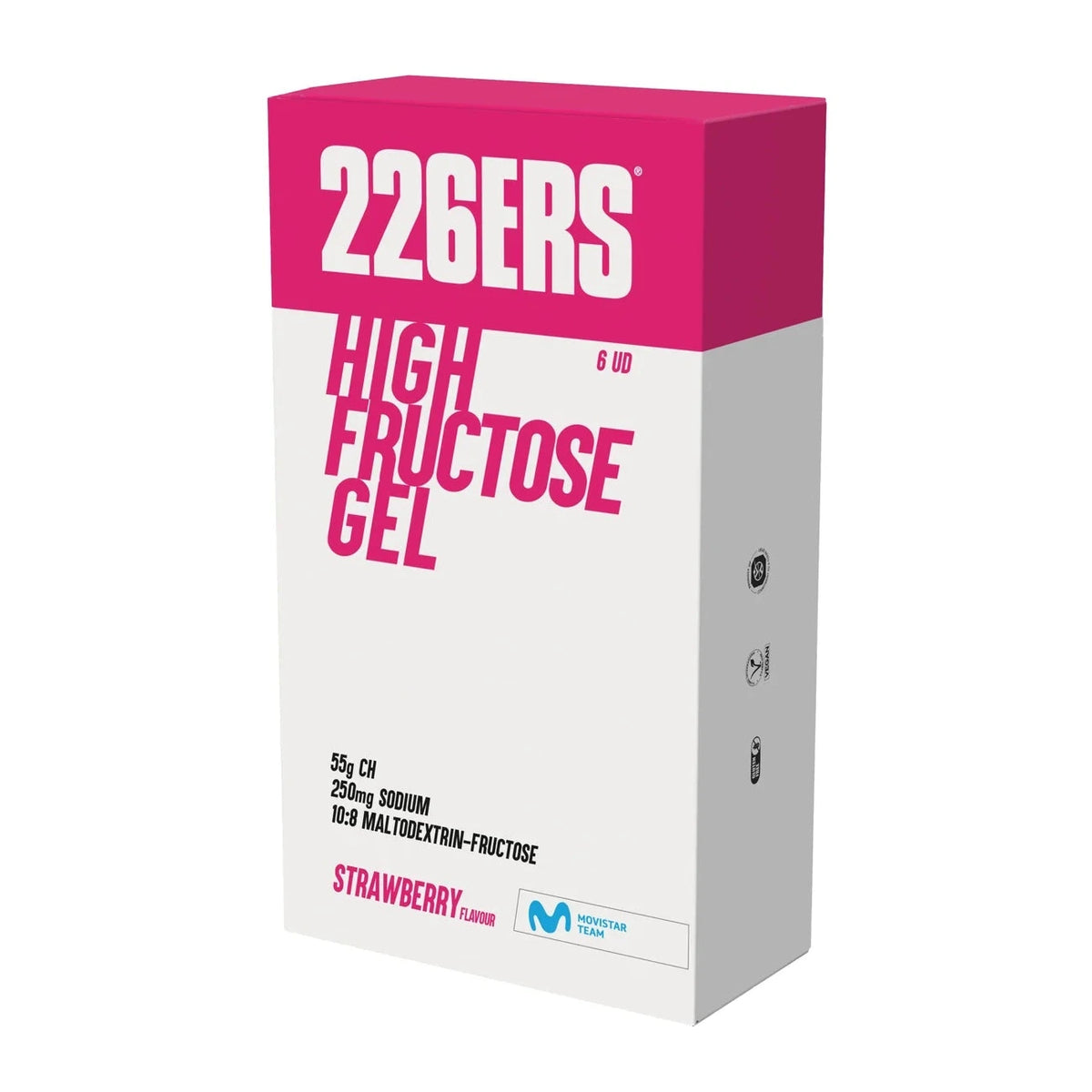 Boîte High Fructose Gel 226ers 6x80g - Fraise