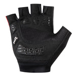 Jëuf Essential Solid Short Handschuhe - Schwarz Rot