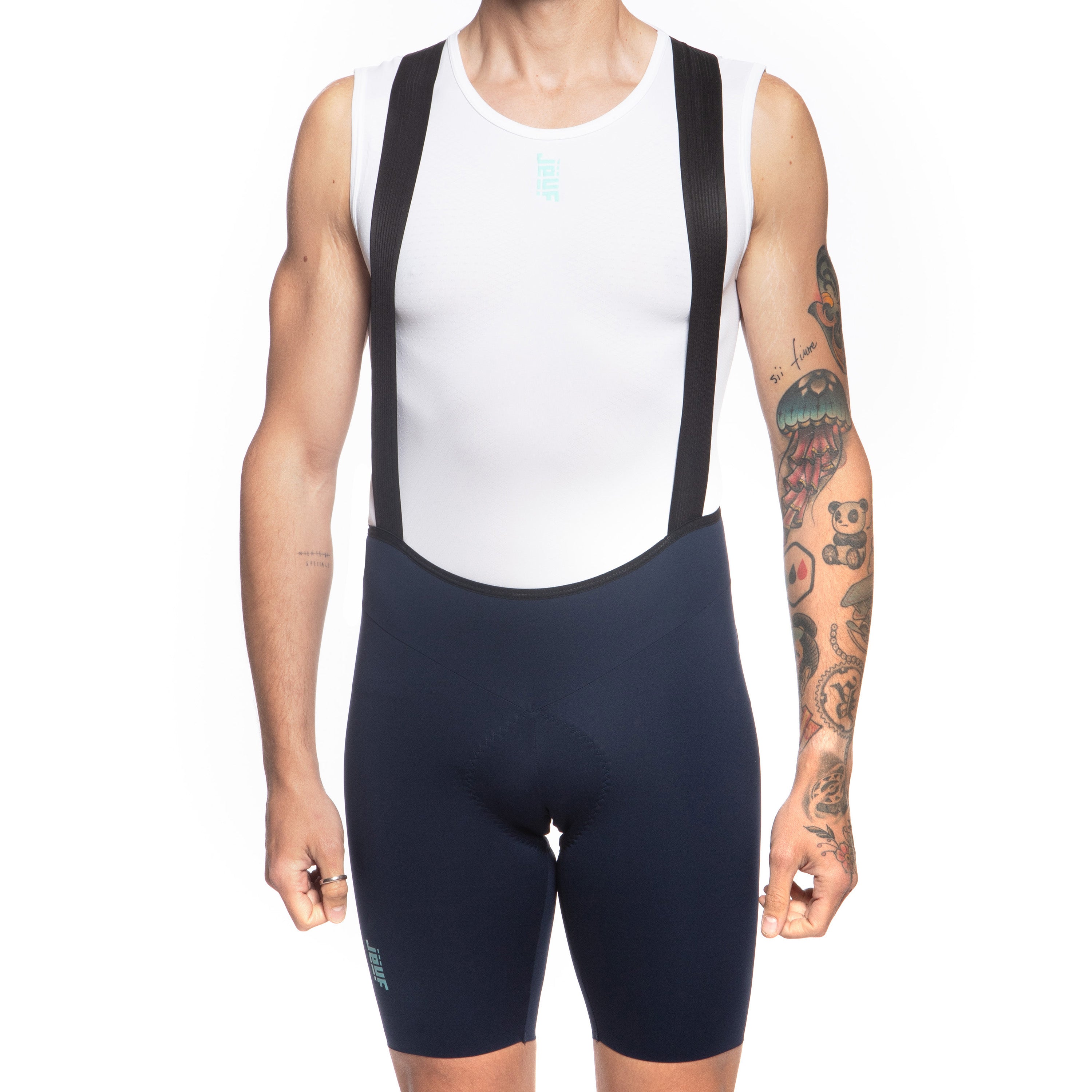 Cuissard à bretelles Jëuf Pro race - Bleu