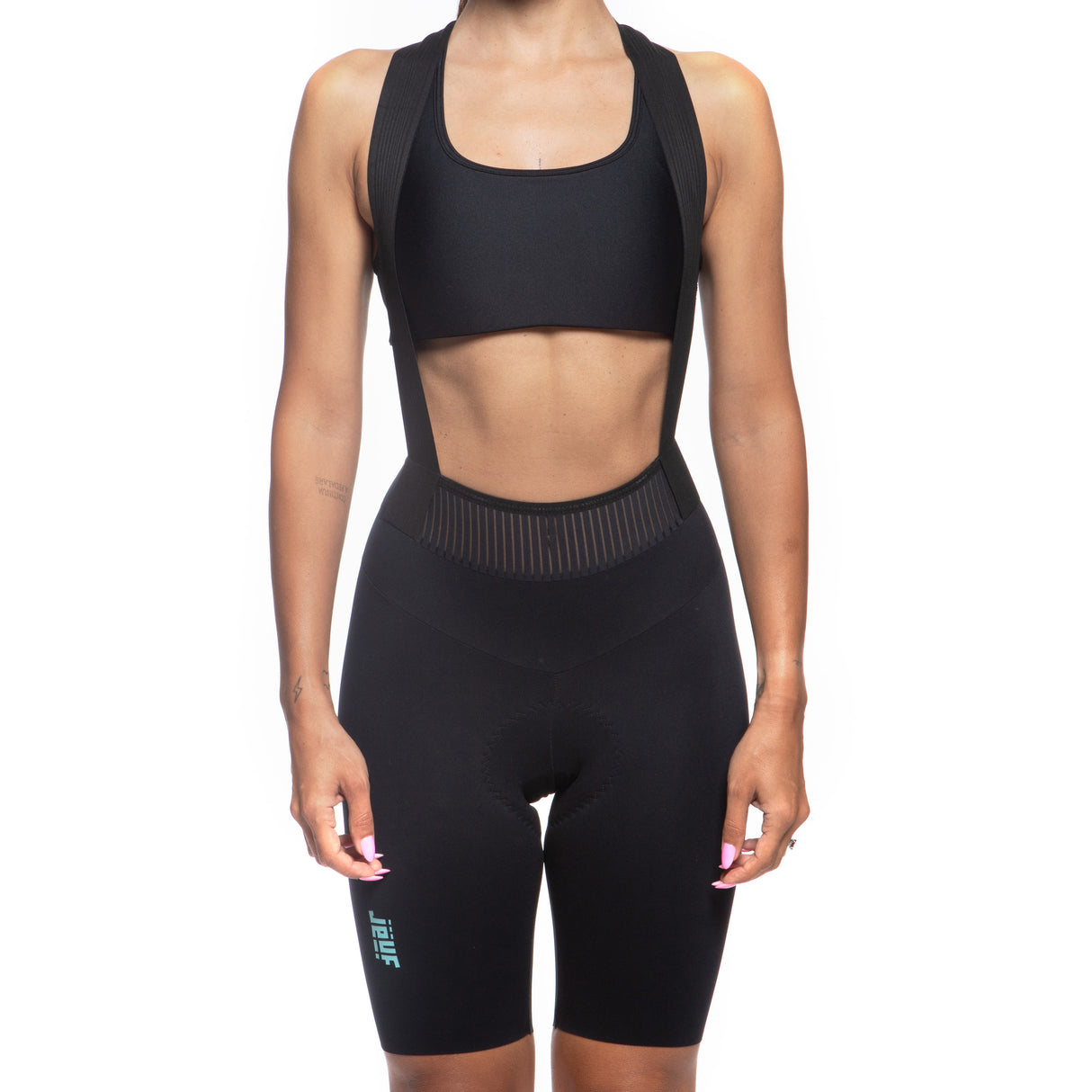 Jëuf Pro race women bib shorts - Black