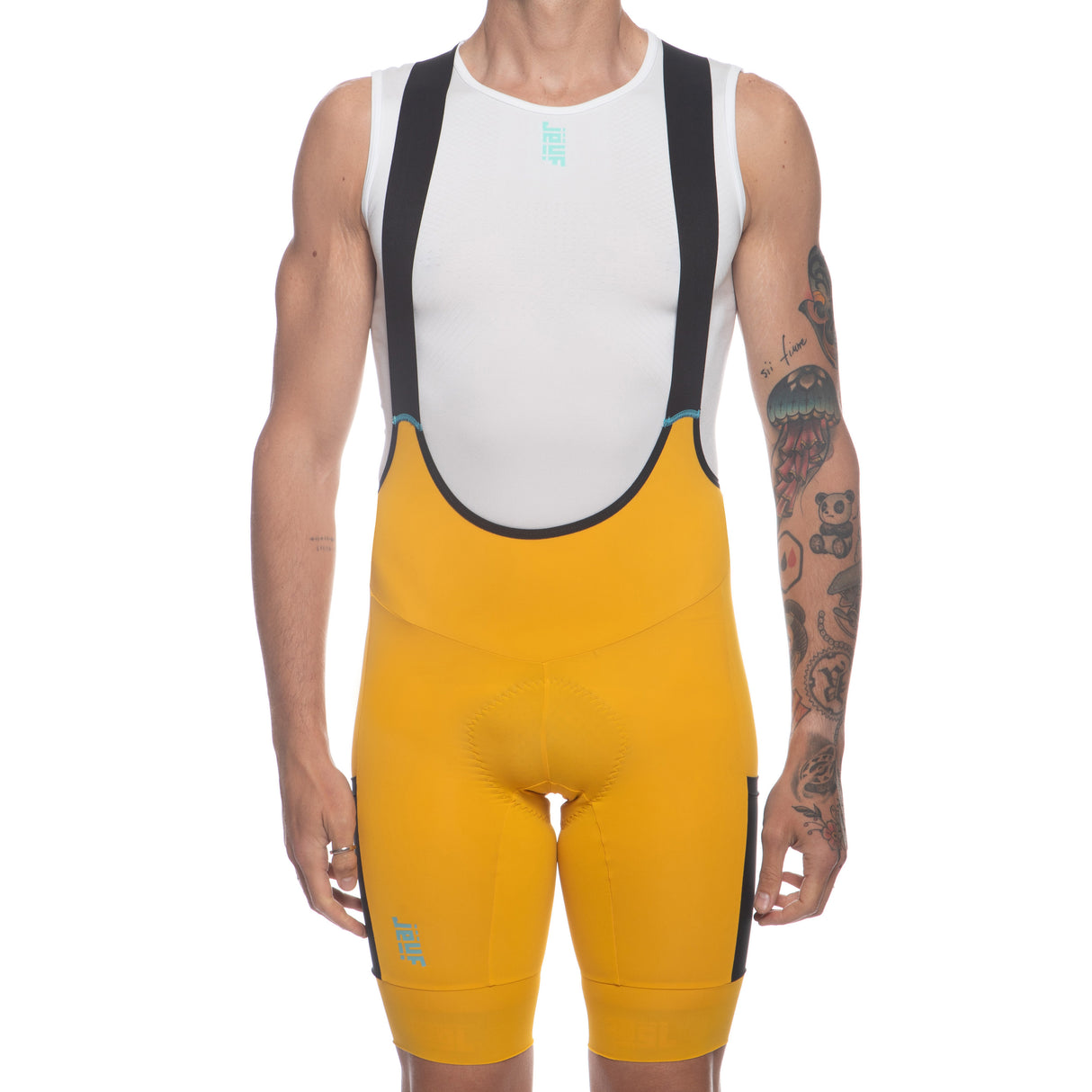 Jëuf Pro Gravel Cargo Trägerhosen - Gelb