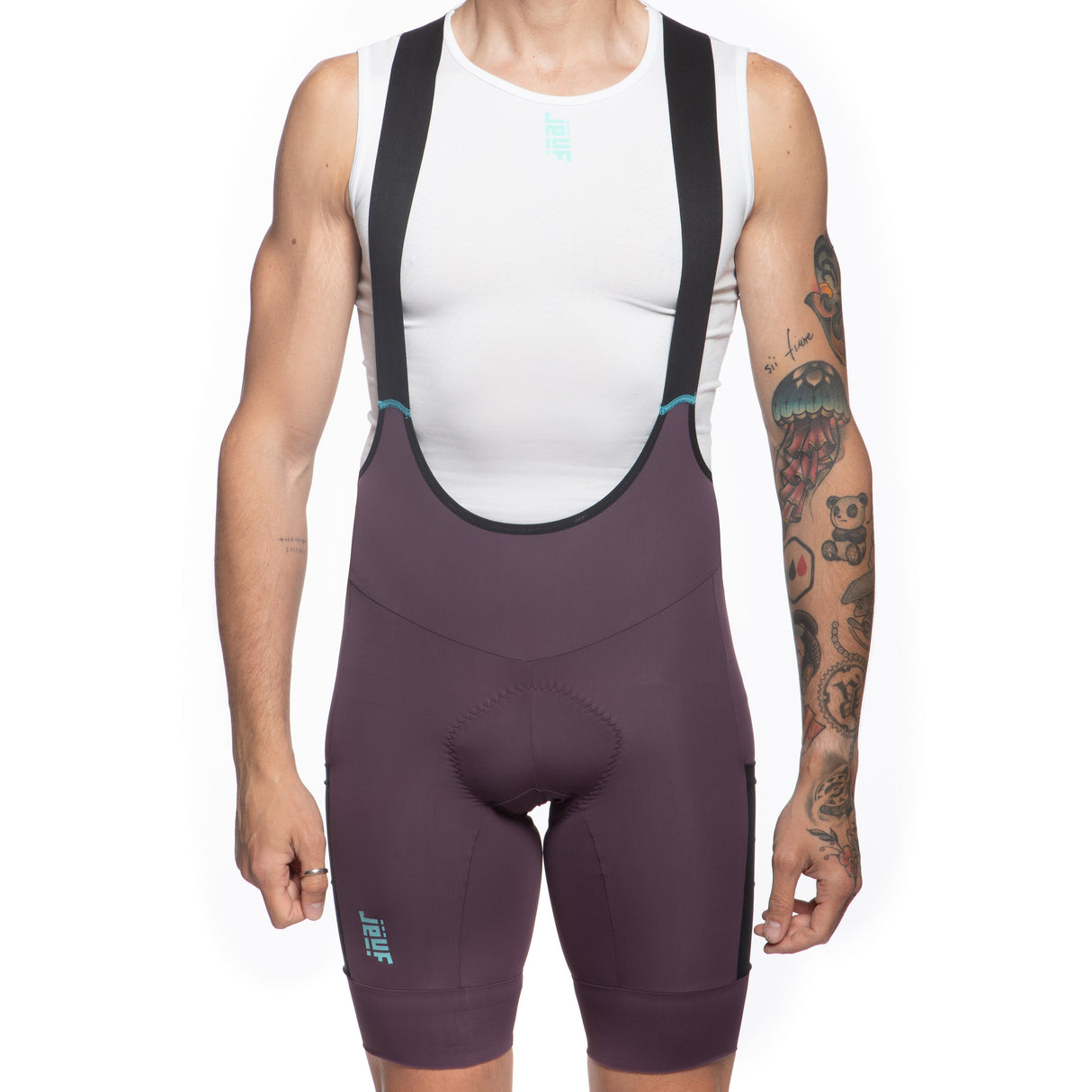 Cuissard à bretelles Jëuf Pro Gravel Cargo - Bordeaux