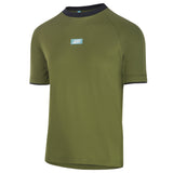 Maglia Jëuf Essential MTB Solid uomo manica corta - Verde militare - P