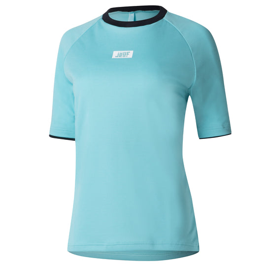 Jëuf Essential MTB Solid women's short sleeve shirt - Aqua 