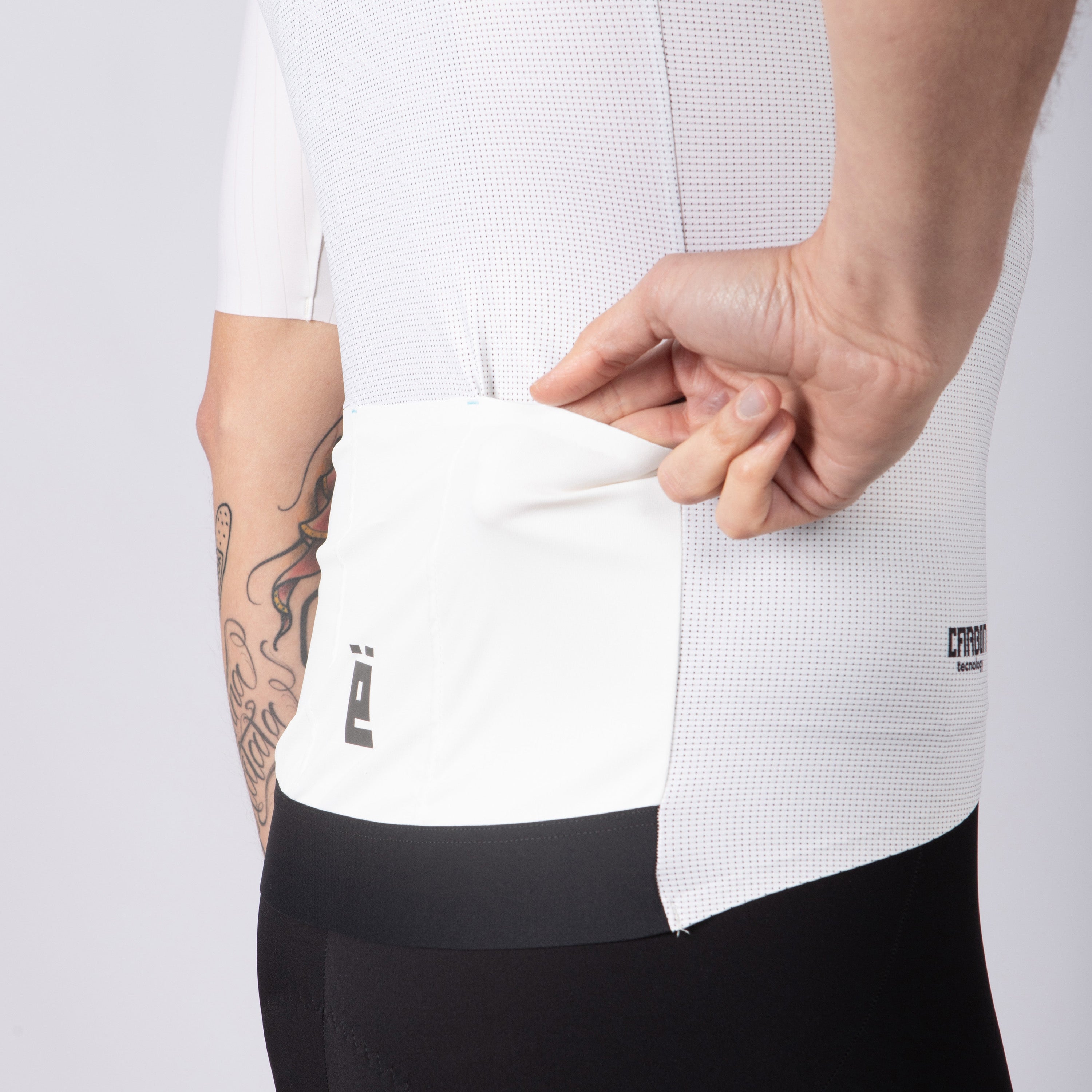 Maglia Jëuf Pro Race Carbon - Nebbia - F