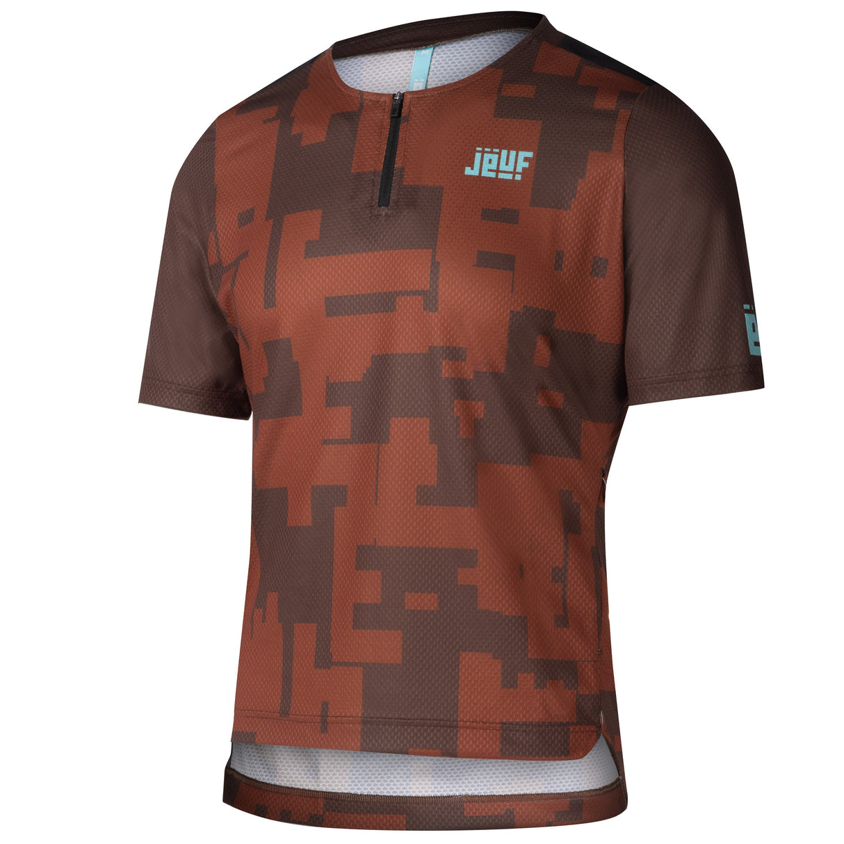Maglia Jëuf Pro Gravel con zip - Marrone - B