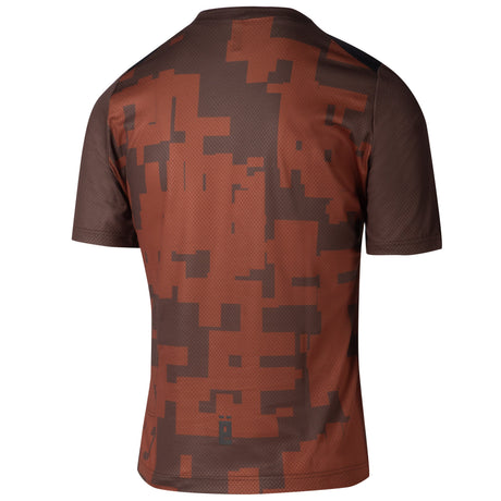Maglia Jëuf Pro Gravel con zip - Marrone - C