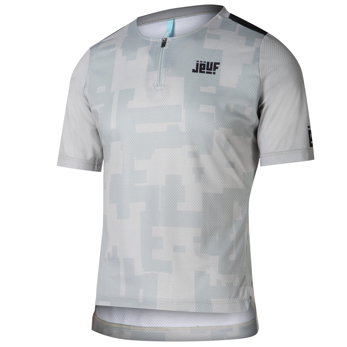 Maglia Jëuf Pro Gravel con zip - Grigio - E