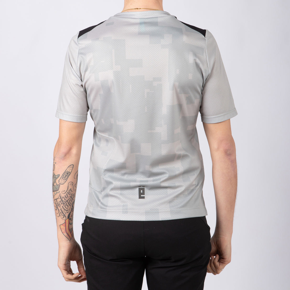 Maglia Jëuf Pro Gravel con zip - Grigio - L