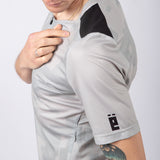 Maglia Jëuf Pro Gravel con zip - Grigio - O