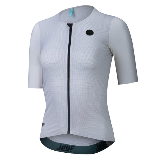 Maillot femme Jëuf Pro Race Carbon - Gris