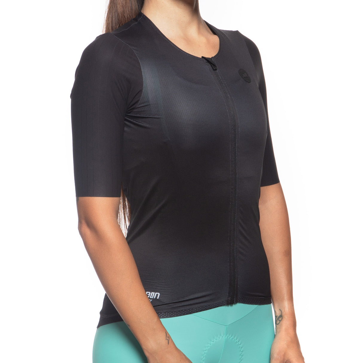Jëuf Pro Race Carbon frau trikot - Schwarz