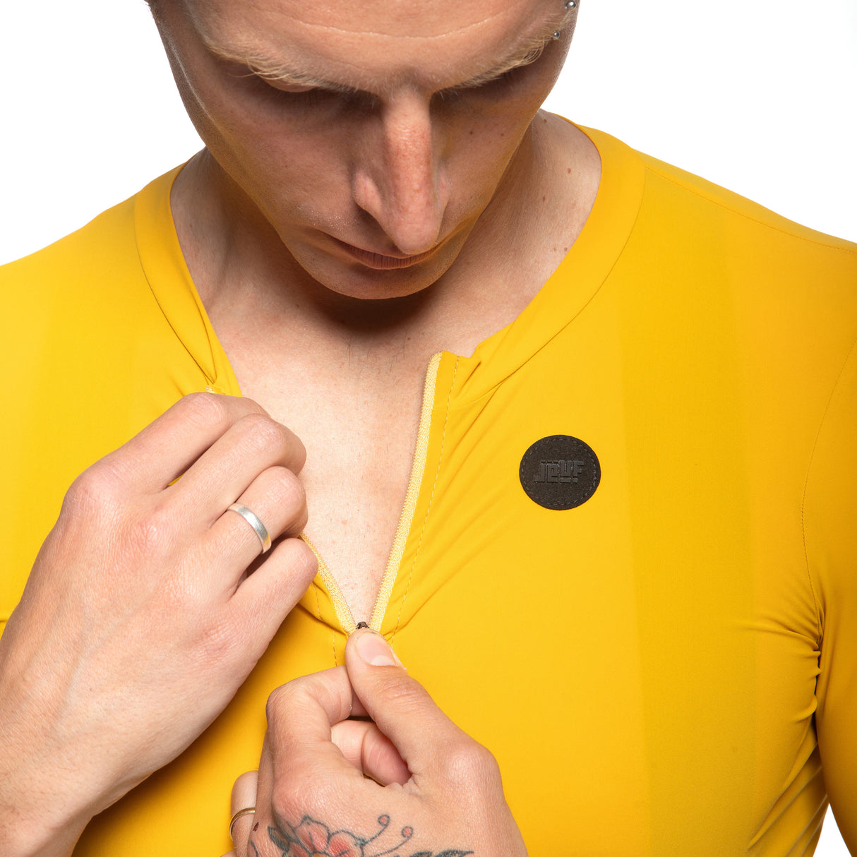 Maillot Jëuf Pro Gravel - Jaunes